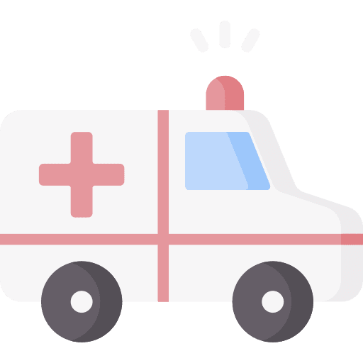 Ambulance automobile ambulance vehicle icon