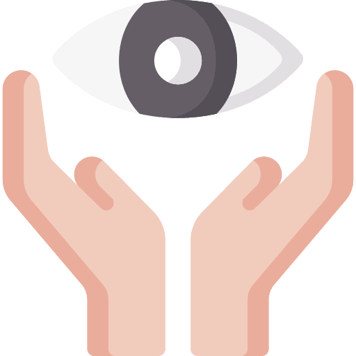 Eye care eye give activity icon Eye care eye give activity icon