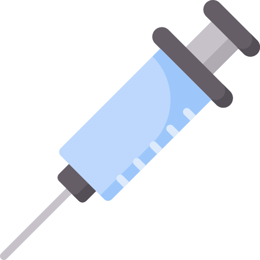 Injection drug syringe medicine icon Injection drug syringe medicine icon
