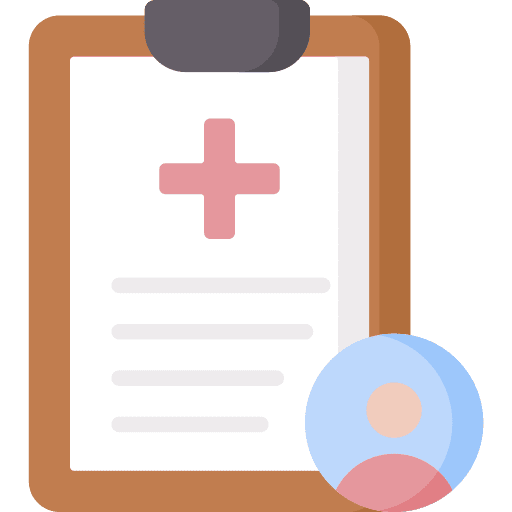 Medical report medical report report checking icon Medical report medical report report checking icon