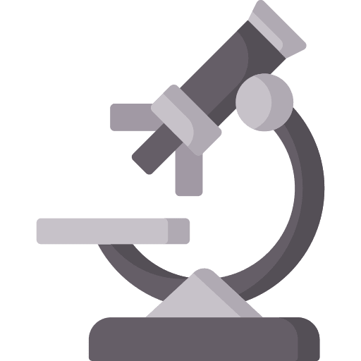 Microscope science microscope healthcare and medical icon