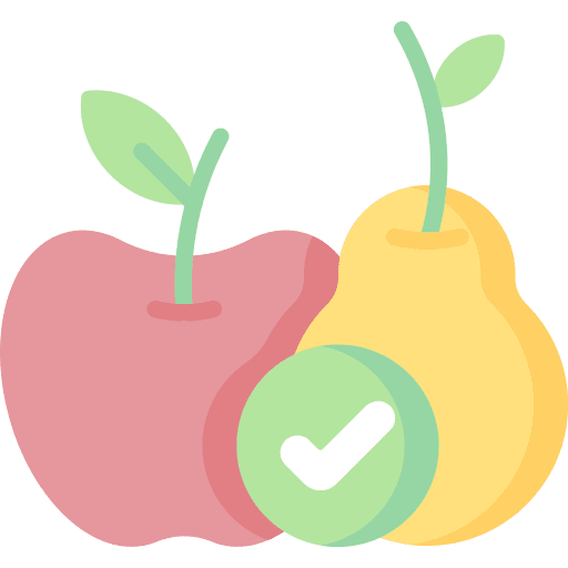 Fruit pear healthy food food and restaurant icon Fruit pear healthy food food and restaurant icon