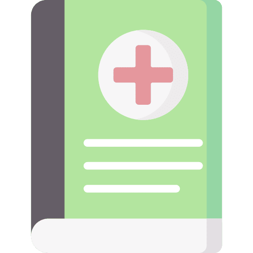 Medical book educational book healthcare and medical instruction icon Medical book educational book healthcare and medical instruction icon