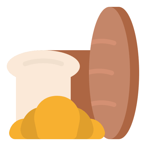 Bread food bread bakery icon