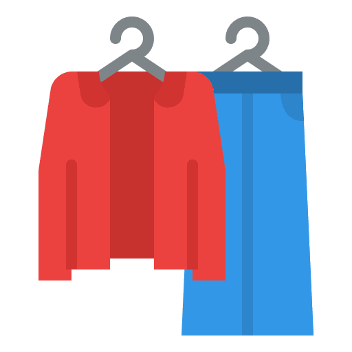 Fashion pants shopping store apparel icon