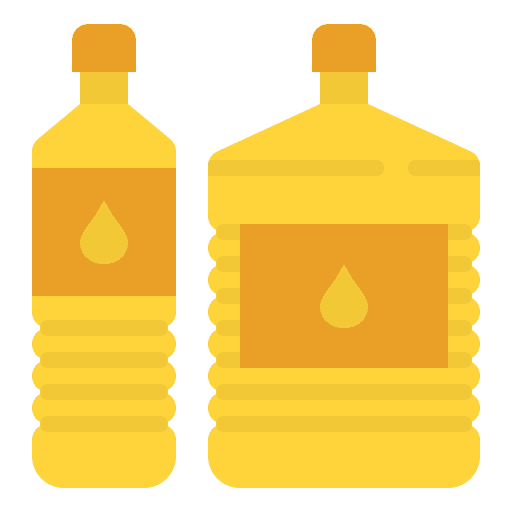Oil supermarket oil bottle cooking icon