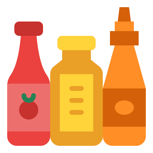 Sauces sauce ketchup tomato icon