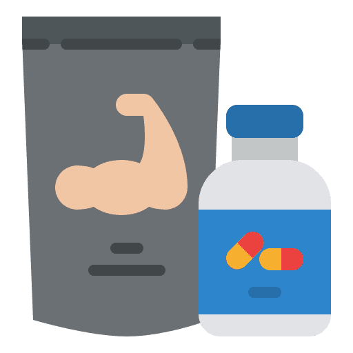 Supplementary food supplement medication wellbeing icon