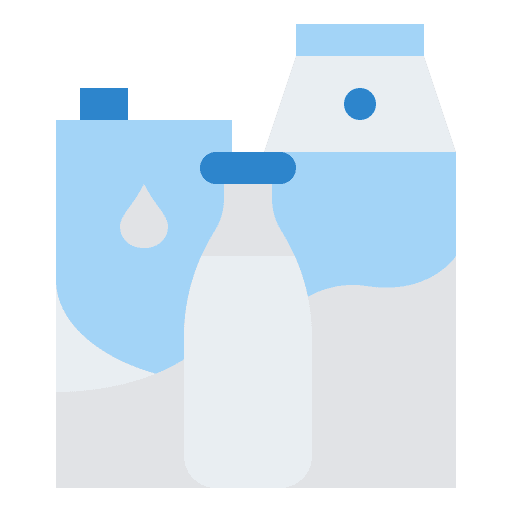 Milk gastronomy nutrition food and restaurant icon