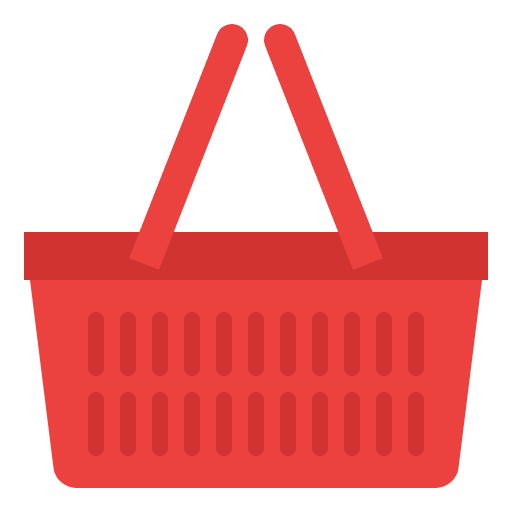 Basket commerce and shopping online shop commerce icon