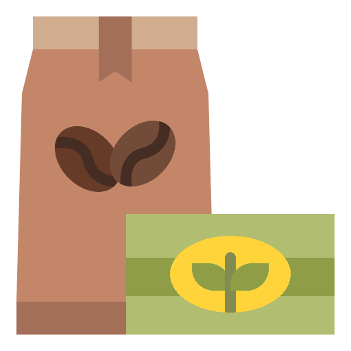 Coffee grocery tea coffee beans icon
