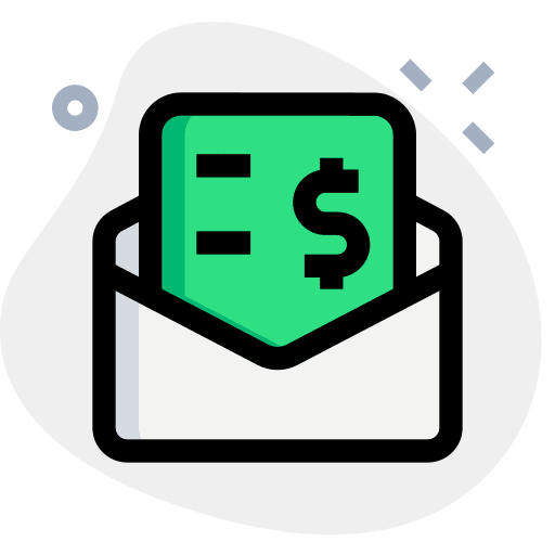Invoice dollar dollar symbol cents icon