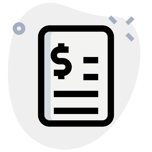 Invoices business and finance invoices payment icon