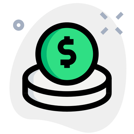 Dollar money commerce banking icon