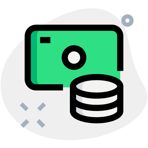 Money commerce and shopping business and finance money icon