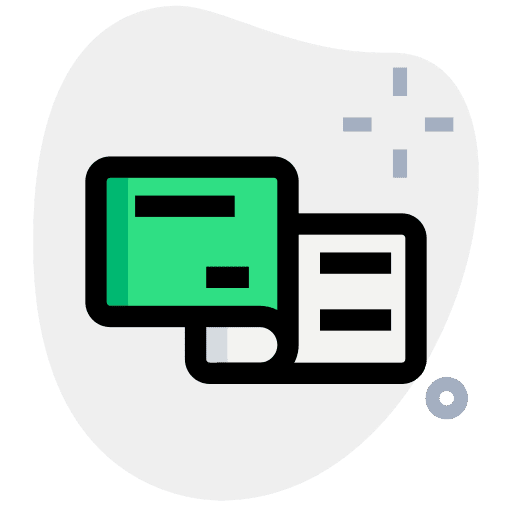 Payment method cheque pay check icon