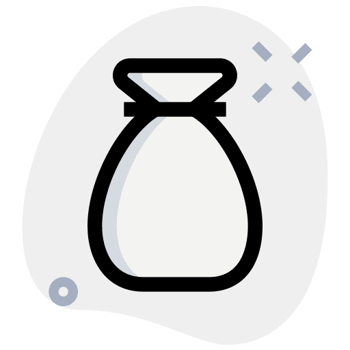 Money bag currency money banking icon