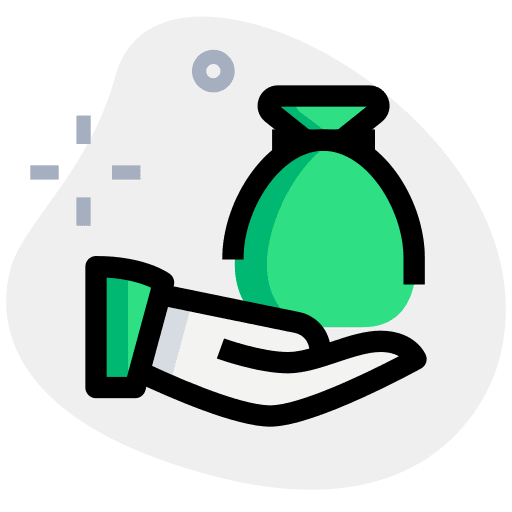 Bag business pack bag dollar symbol icon