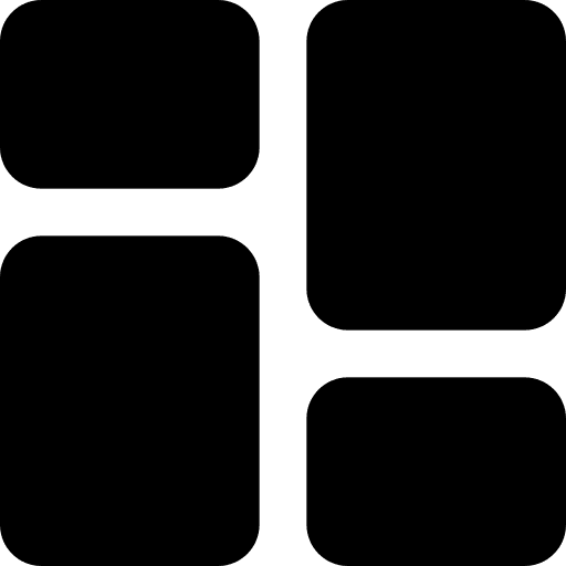 Menu rectangles interface menu icon