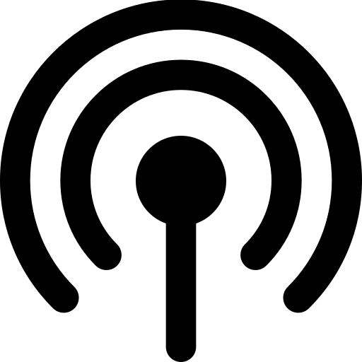 Signal radio electricity radio antenna icon