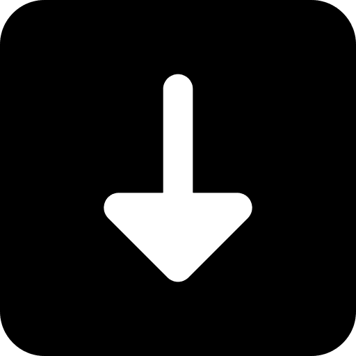 Down arrow basic app pointing low icon