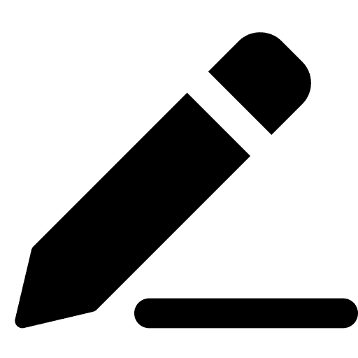 Editing writing ui draw icon