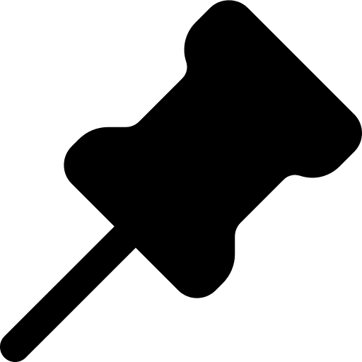 Pin interface map pointer ui icon