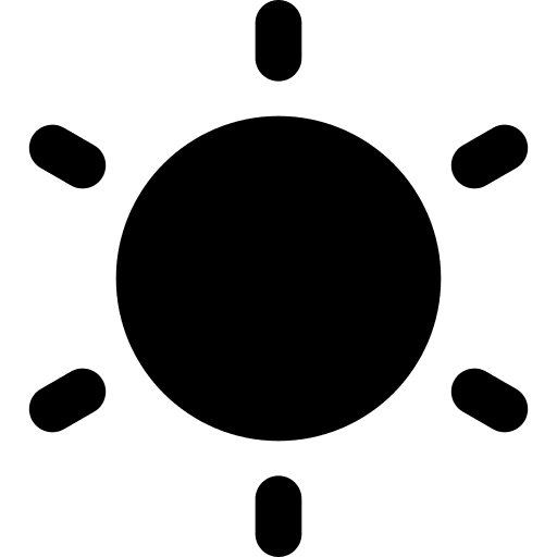 Brightness light user interface brightness and contrast icon