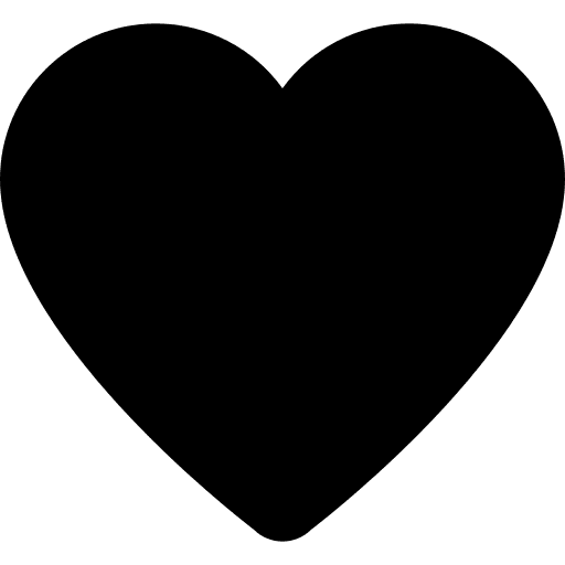 Loving shapes love peace icon