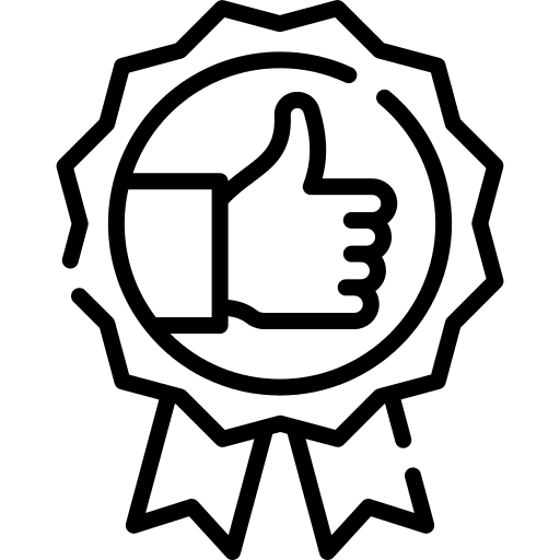 Quality shapes and symbols marketing quality icon