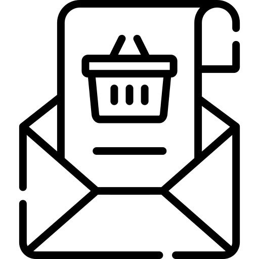 Bill shopping basket ticket invoice icon Bill shopping basket ticket invoice icon