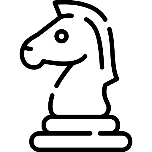 Chess piece chess piece strategy horse icon Chess piece chess piece strategy horse icon