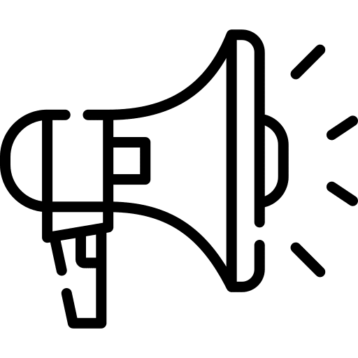 Megaphone marketing advertising technology icon