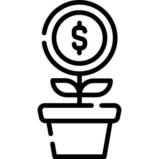 Investment business and finance investment money icon Investment business and finance investment money icon