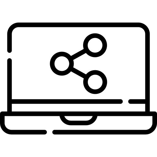Share interface connector share icon Share interface connector share icon