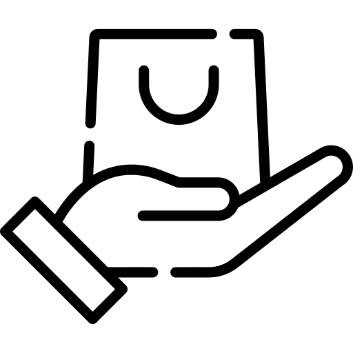 Shopping bag commerce and shopping hands and gestures purchase icon Shopping bag commerce and shopping hands and gestures purchase icon