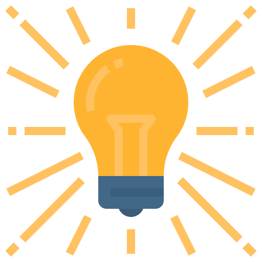 Knowledge bright thinking knowledge icon