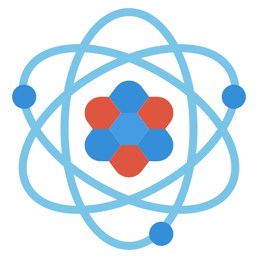 Atom school education physics icon Atom school education physics icon