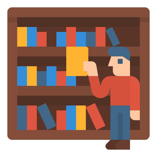 Library school avatar library icon Library school avatar library icon