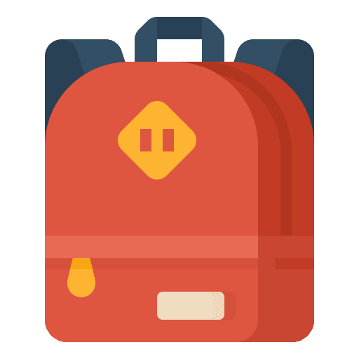 School bag backpack luggage school bag icon School bag backpack luggage school bag icon