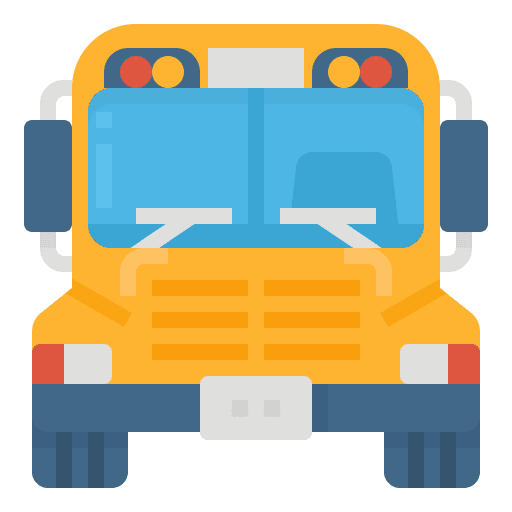 School bus automobile public transport transportation icon School bus automobile public transport transportation icon