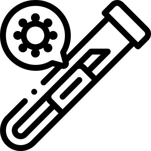 Blood test quarantine blood test infectious disease icon