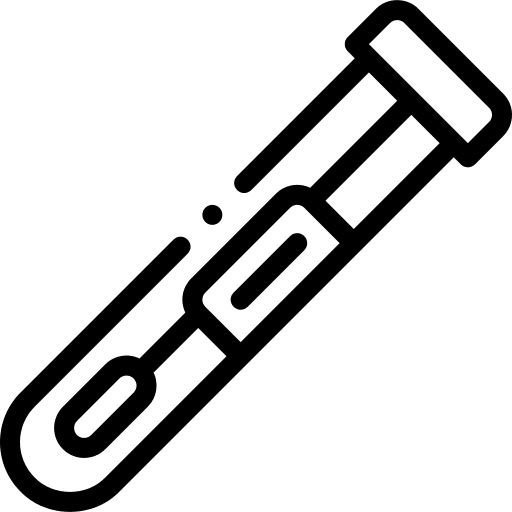 Swab test tube coronavirus disease icon