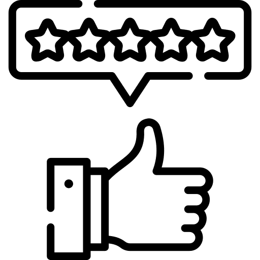 Rating feedback marketing satisfy icon