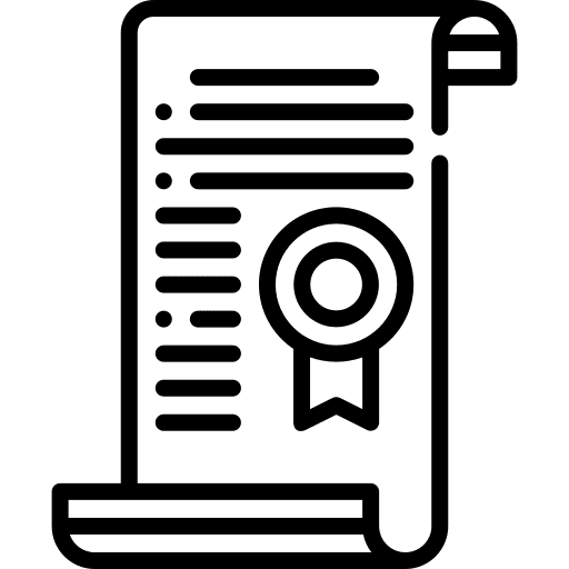 Warranty badge guarantee paper icon