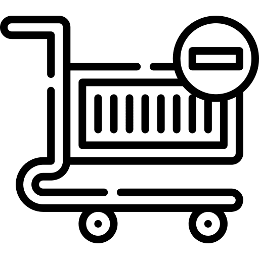 Delete cart minus sign online shopping online shop icon Delete cart minus sign online shopping online shop icon