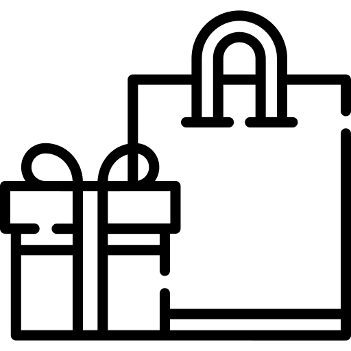 Gift box present party ribbon icon Gift box present party ribbon icon