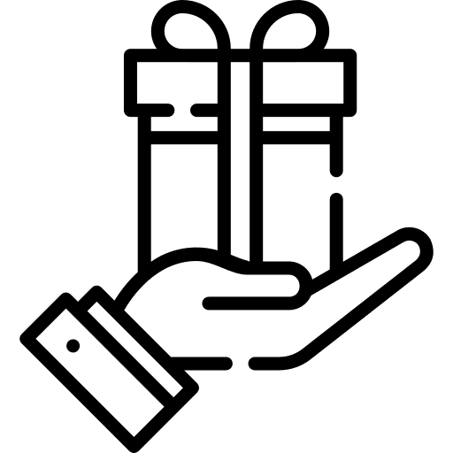 Gift ribbon birthday surprise icon Gift ribbon birthday surprise icon