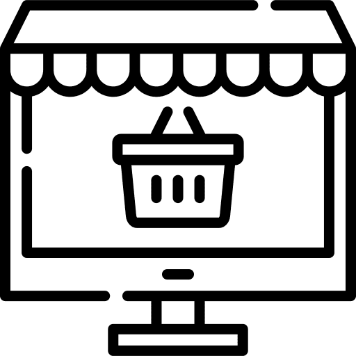 Online shop online shop shopping basket computer icon Online shop online shop shopping basket computer icon