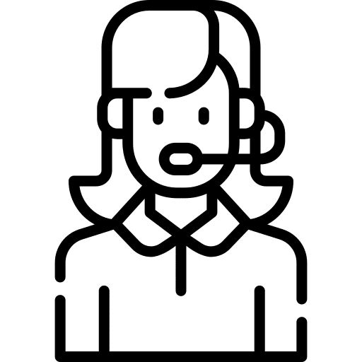 Call center agent customer service agent woman professions and jobs icon Call center agent customer service agent woman professions and jobs icon